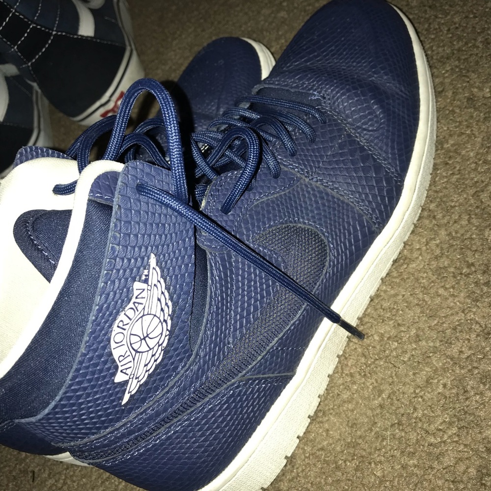 Navy Blue Jordan 1s